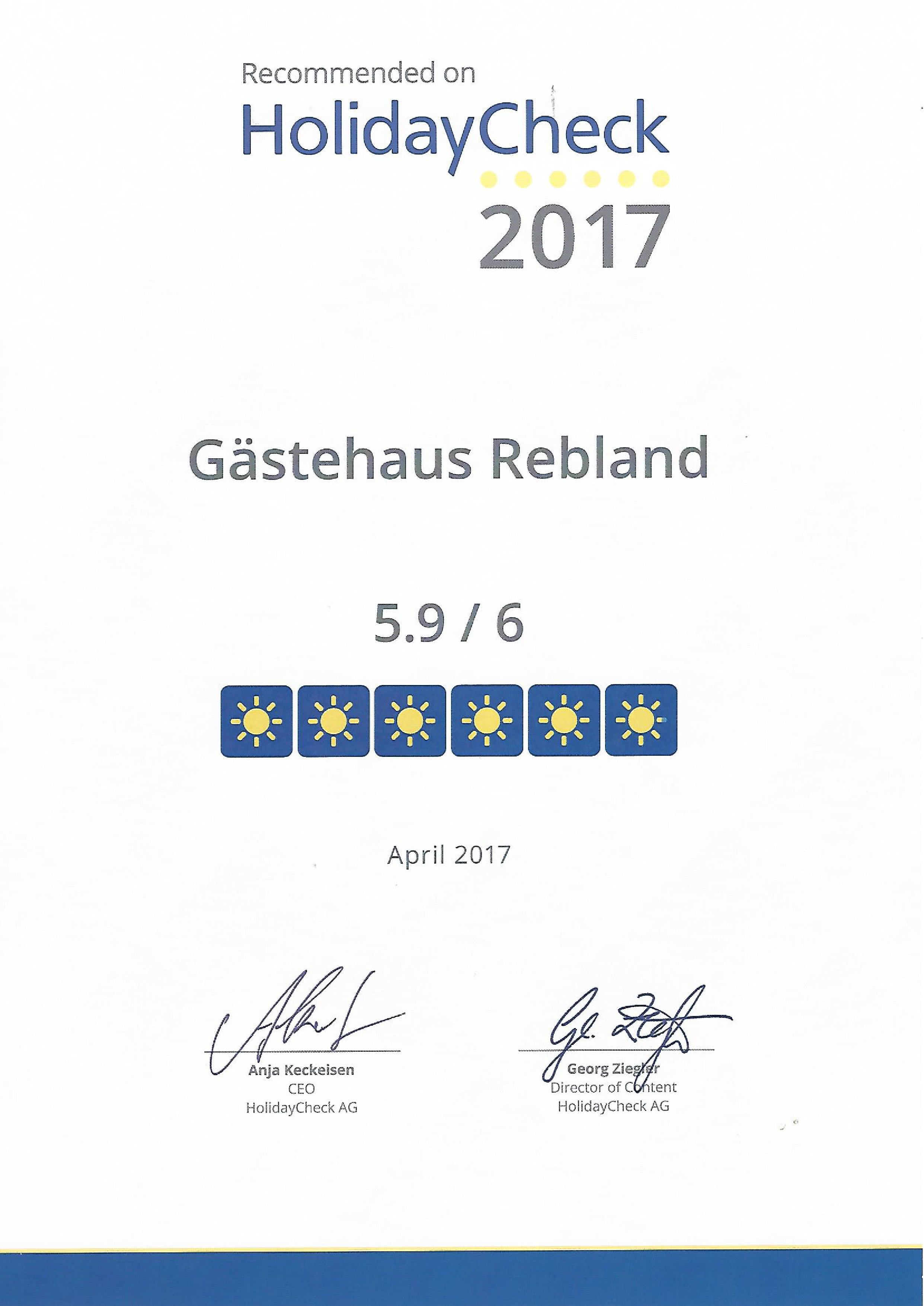 HolidayCheck2017